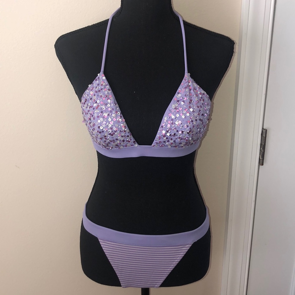 Victoria’s Secret Lavender Bikini w/ Sequin Detail